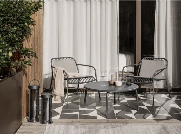 Metalni okrugao vrtni stolić za kavu ø 80 cm Yua – Blomus