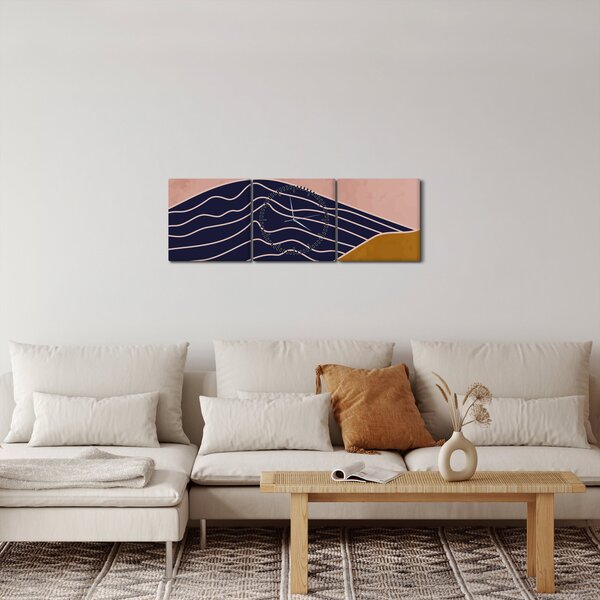 Slika - Sonce nad gorami (sa satom) (90x30 cm)