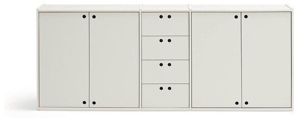Krem komoda 197x80x40 cm Wally – Teulat