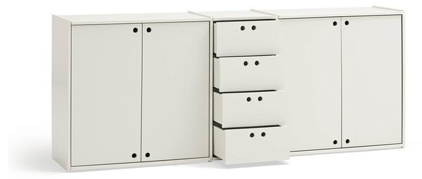 Krem komoda 197x80x40 cm Wally – Teulat