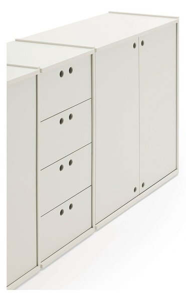 Krem komoda 197x80x40 cm Wally – Teulat