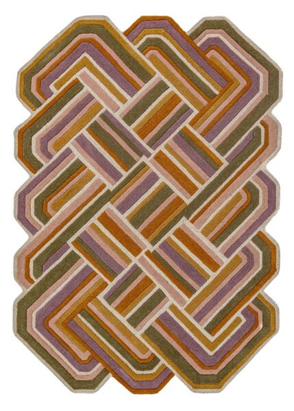 Ručno rađen vunen tepih 140x200 cm Lattice Shaped – Flair Rugs