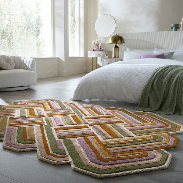 Ručno rađen vunen tepih 140x200 cm Lattice Shaped – Flair Rugs