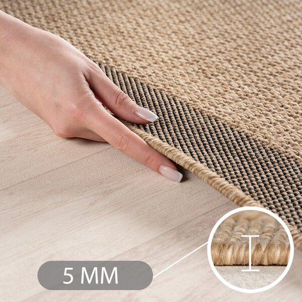 Smeđa unutarnja i vanjska staza 80x250 cm Timber 1402 – Ayyildiz Carpets