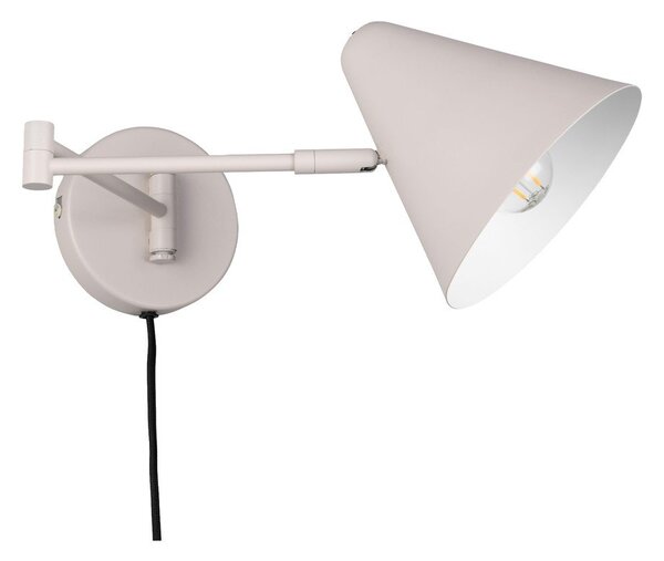 Zidna lampa sa savitljivom konstrukcijom s utikačem boje slonovače ø 15 cm Cosima – Trio