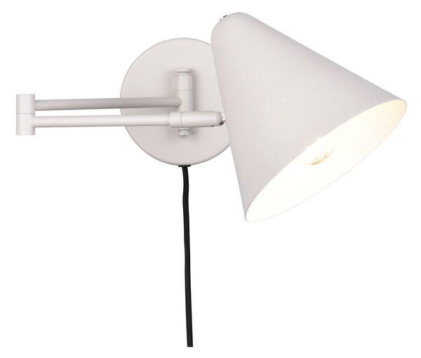 Zidna lampa sa savitljivom konstrukcijom s utikačem boje slonovače ø 15 cm Cosima – Trio