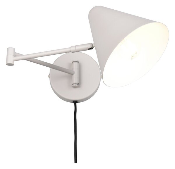 Zidna lampa sa savitljivom konstrukcijom s utikačem boje slonovače ø 15 cm Cosima – Trio