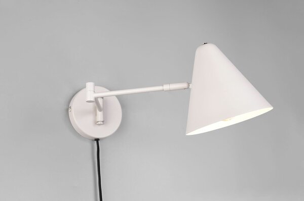 Zidna lampa sa savitljivom konstrukcijom s utikačem boje slonovače ø 15 cm Cosima – Trio