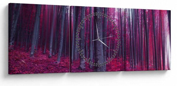 Slika roza gozda (sa satom) (90x30 cm)