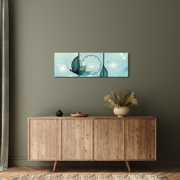 Slika - Modri ​​metulji (sa satom) (90x30 cm)