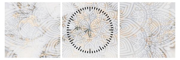 Slika bele mandale (sa satom) (90x30 cm)