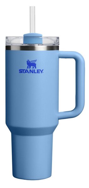 Plava termosica od nehrđajućeg čelika sa slamkom 1,18 l Quencher H2.O FlowState™ Tumbler Blue Sky – Stanley