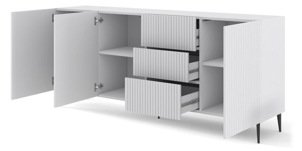Komoda Rawy 3D3S 2 (bijela + crna)