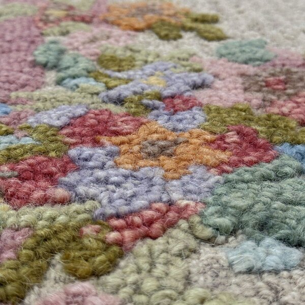 Ručno rađen vunen tepih 140x200 cm Elise Floral – Flair Rugs