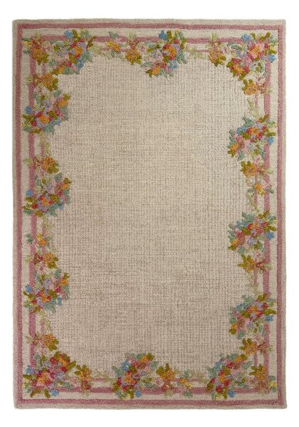 Ručno rađen vunen tepih 140x200 cm Elise Floral – Flair Rugs