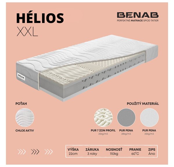 Zondo.hr Pjenasti madrac Hélios XXL 195x85 cm (T3/T2). 763684
