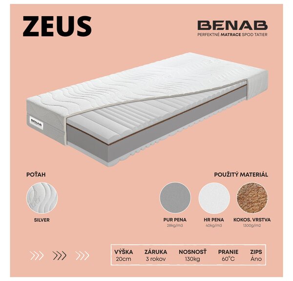 Pjenasti madrac Zeus 190x85 cm (T3/T5)