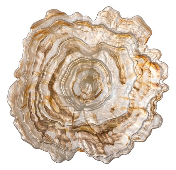 Bež staklena zdjela ø 38,5 cm Asimi – Bloomingville