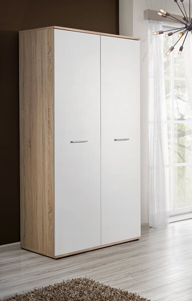 Ormar za garderobu- ASM Daron 2D 23 DSW DI-03 (hrast sonoma + bijela)
