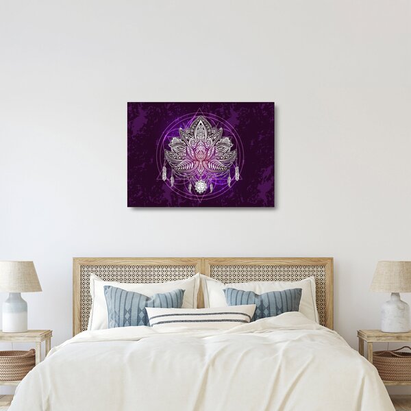 Staklena slika - Lotus (70x50 cm)