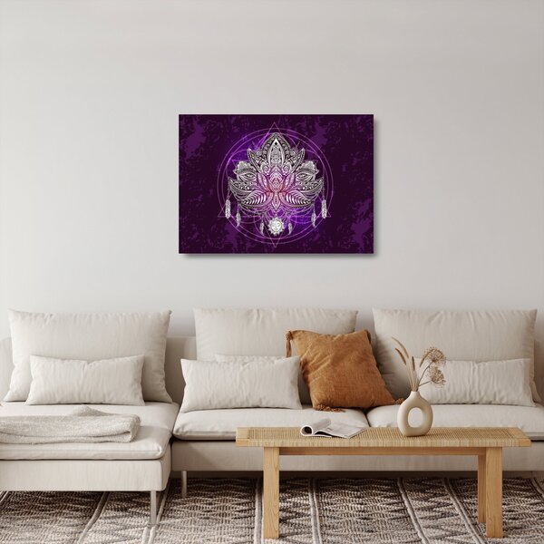 Staklena slika - Lotus (70x50 cm)