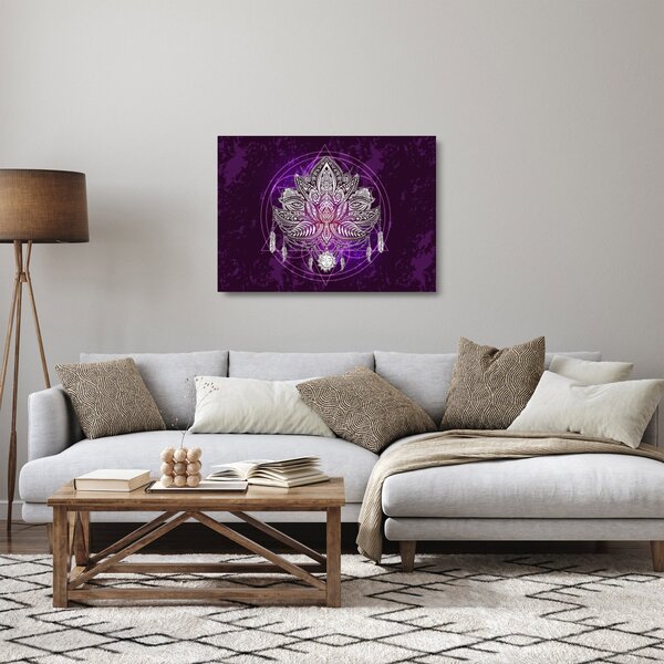 Staklena slika - Lotus (70x50 cm)