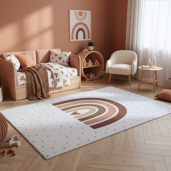 Krem periv dječji tepih 140x200 cm Coco 1132 – Ayyildiz Carpets