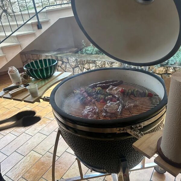 Roštilj na ugljen Barbeca Kamado 27" zeleni