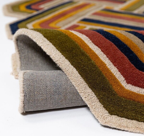 Ručno rađen vunen tepih 140x200 cm Lattice Shaped – Flair Rugs