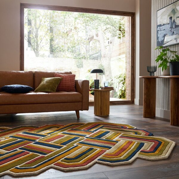 Ručno rađen vunen tepih 140x200 cm Lattice Shaped – Flair Rugs
