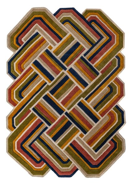 Ručno rađen vunen tepih 140x200 cm Lattice Shaped – Flair Rugs