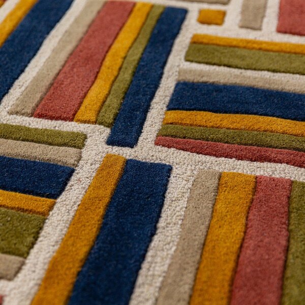 Ručno rađen vunen tepih 140x200 cm Lattice Shaped – Flair Rugs