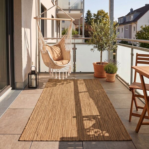 Smeđi unutarnji i vanjski tepih 80x150 cm Mira 1450 – Ayyildiz Carpets