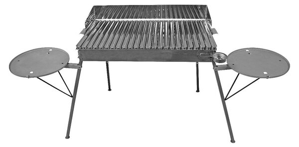 Roštilj na ugljen Big grill boss comfort inox, rešetka 40 x 70 cm