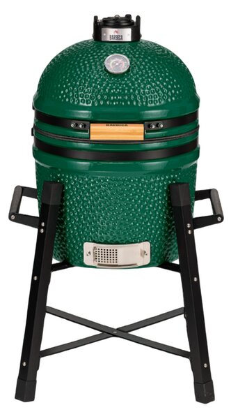 Roštilj na ugljen Barbeca Kamado 15" na stalku zeleni