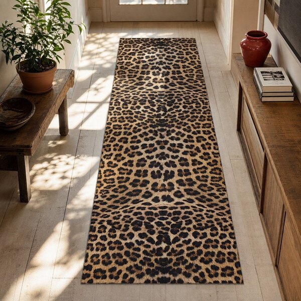 Kuhinjska staza Universal Ricci Leopard, 52 x 200 cm