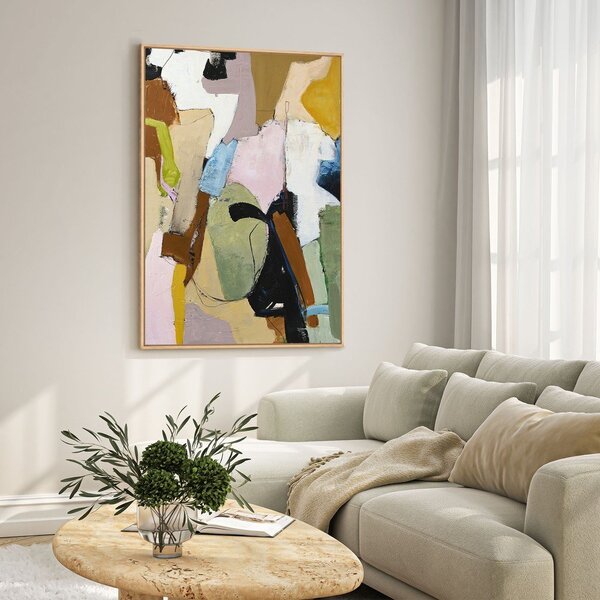 Tiskana/s ručno oslikanim elementima slika s okvirom/na platnu 93x117 cm Out Of Ordinary – Malerifabrikken