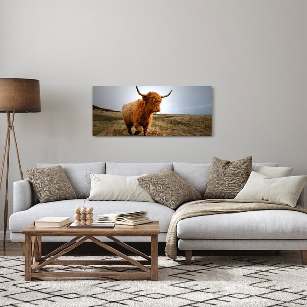 Slika škotske krave (120x50 cm)