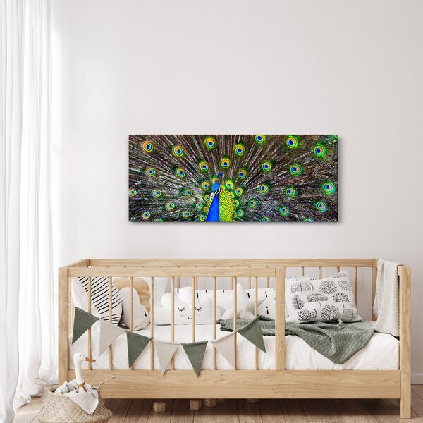 Slika - Paun (120x50 cm)