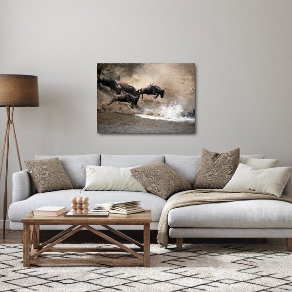 Slika - Krdo gnuova (70x50 cm)