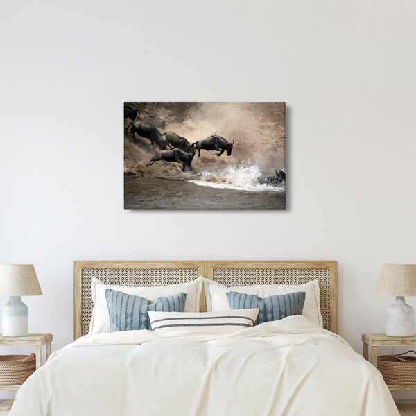 Slika - Krdo gnuova (90x60 cm)