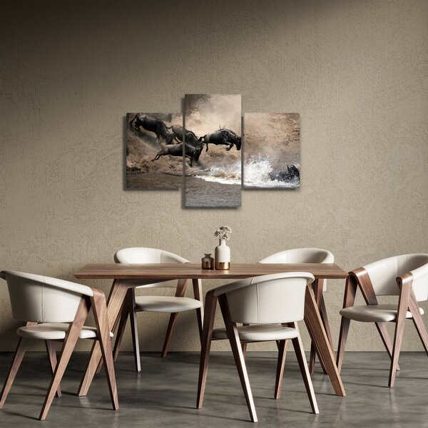 Slika - Krdo gnuova (90x60 cm)