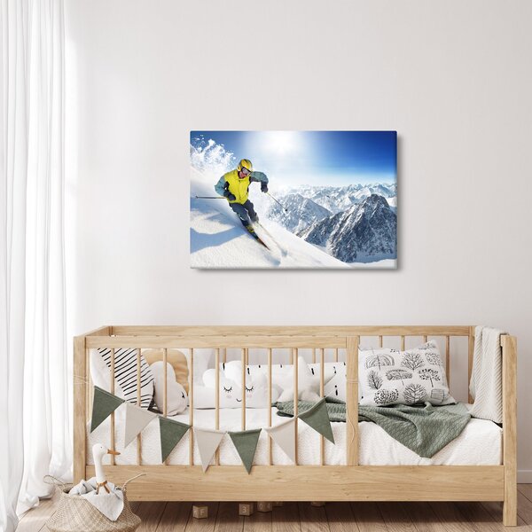 Slika - Skijaš (90x60 cm)