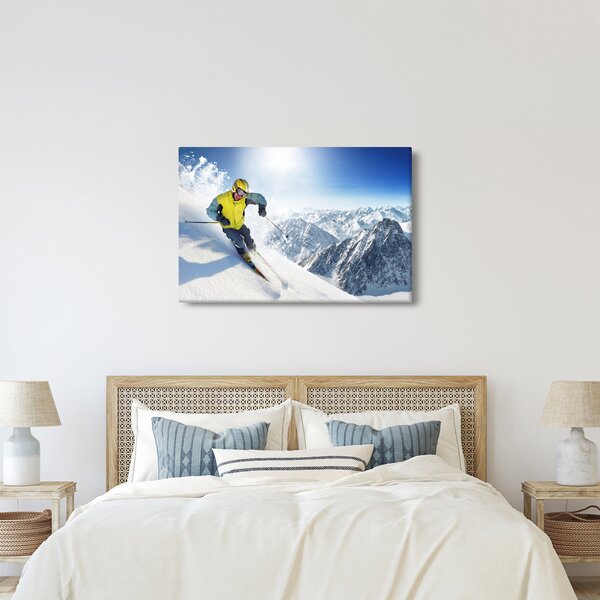 Slika - Skijaš (90x60 cm)