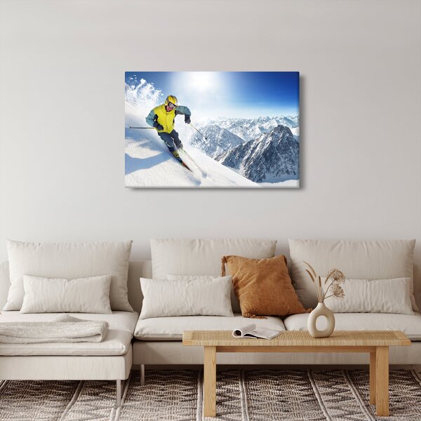 Slika - Skijaš (90x60 cm)