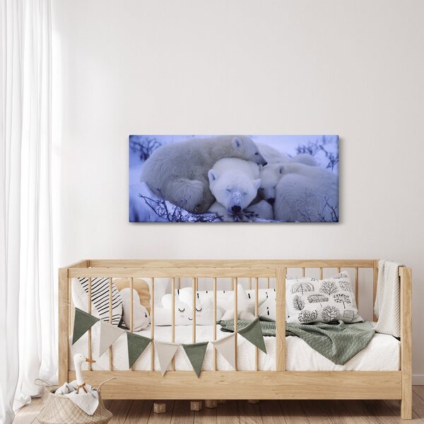 Slika - Polarni medvjedi (120x50 cm)
