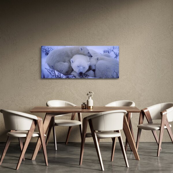 Slika - Polarni medvjedi (120x50 cm)