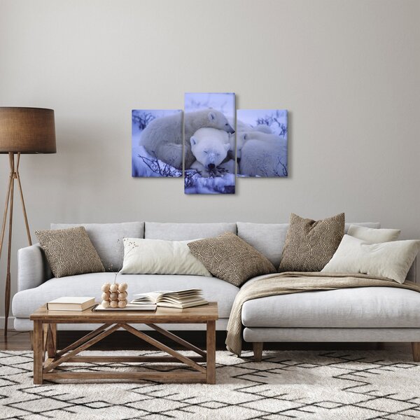 Slika - Polarni medvjedi (90x60 cm)
