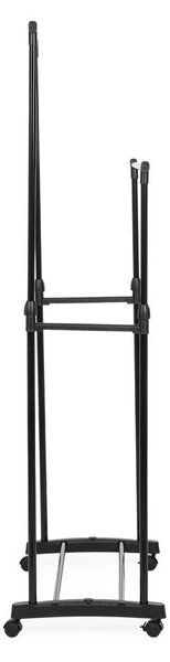 Crni metalni mobilni stalak za odjeću 80x160x42 cm Roald – Yes Everyday