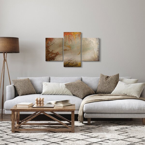 Slika - teksturirana apstrakcija (90x60 cm)